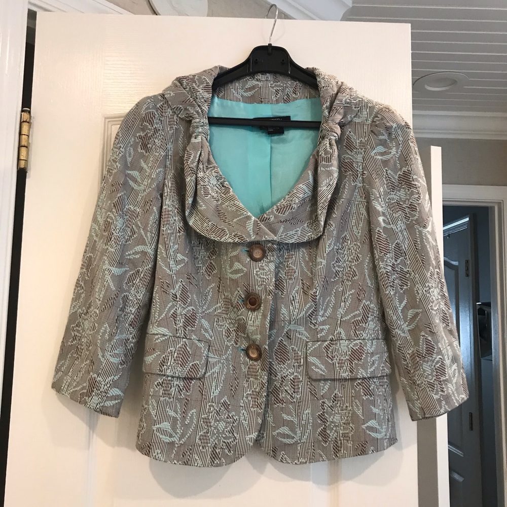 Etcetera Size 4 jacket & blazer in teal.